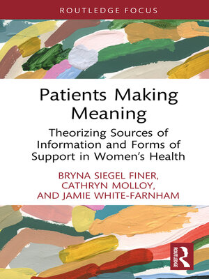cover image of Patients Making Meaning